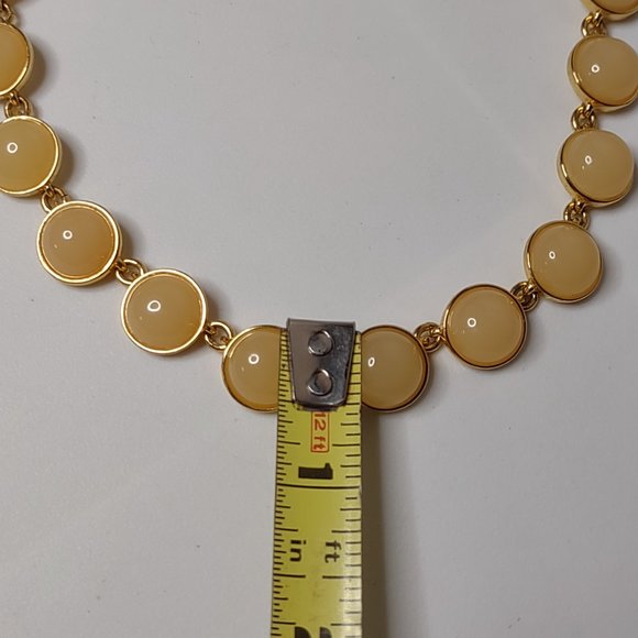 Metal And Plastic J Crew Necklace Adjustable 16 To 17 Inches Long - Picture 7 of 9